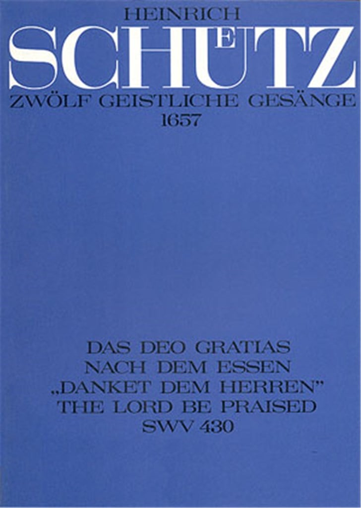 Schütz: Das Deo gratias nach dem Essen